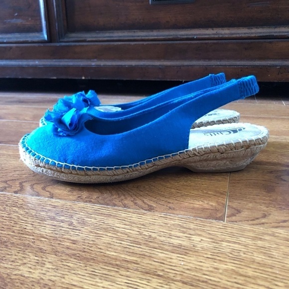 Cliffs by white Mountain Camelot Cobat espadrille sling back shoes in size 8 - Picture 5 of 7